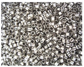 Pinch beads(Tube) Metallcolor 2.2mm  1850 Pc.